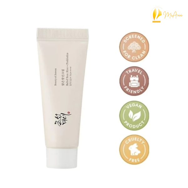BEAUTY OF JOSEON RELIEF SUN : RICE + PROBIOTICS (SPF50+ PA++++) 50ml